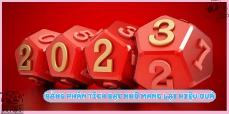 Bảng phân tích bạc nhớ mang lại hiệu quả